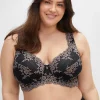 Bügel-BH mit Stickereispitze und Mesh-Einsätzen<sheego Hot