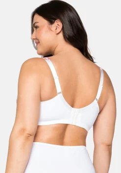 Bügel-BH mit Stickereispitze und Mesh-Einsätzen<sheego Hot