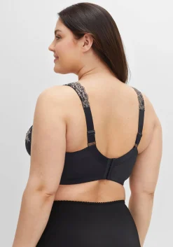 Bügel-BH mit Stickereispitze und Mesh-Einsätzen<sheego Hot