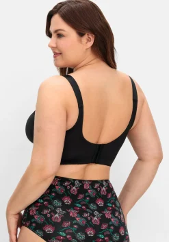 Bügelloser BH mit Spitze und wattierten Cups<sheego Online