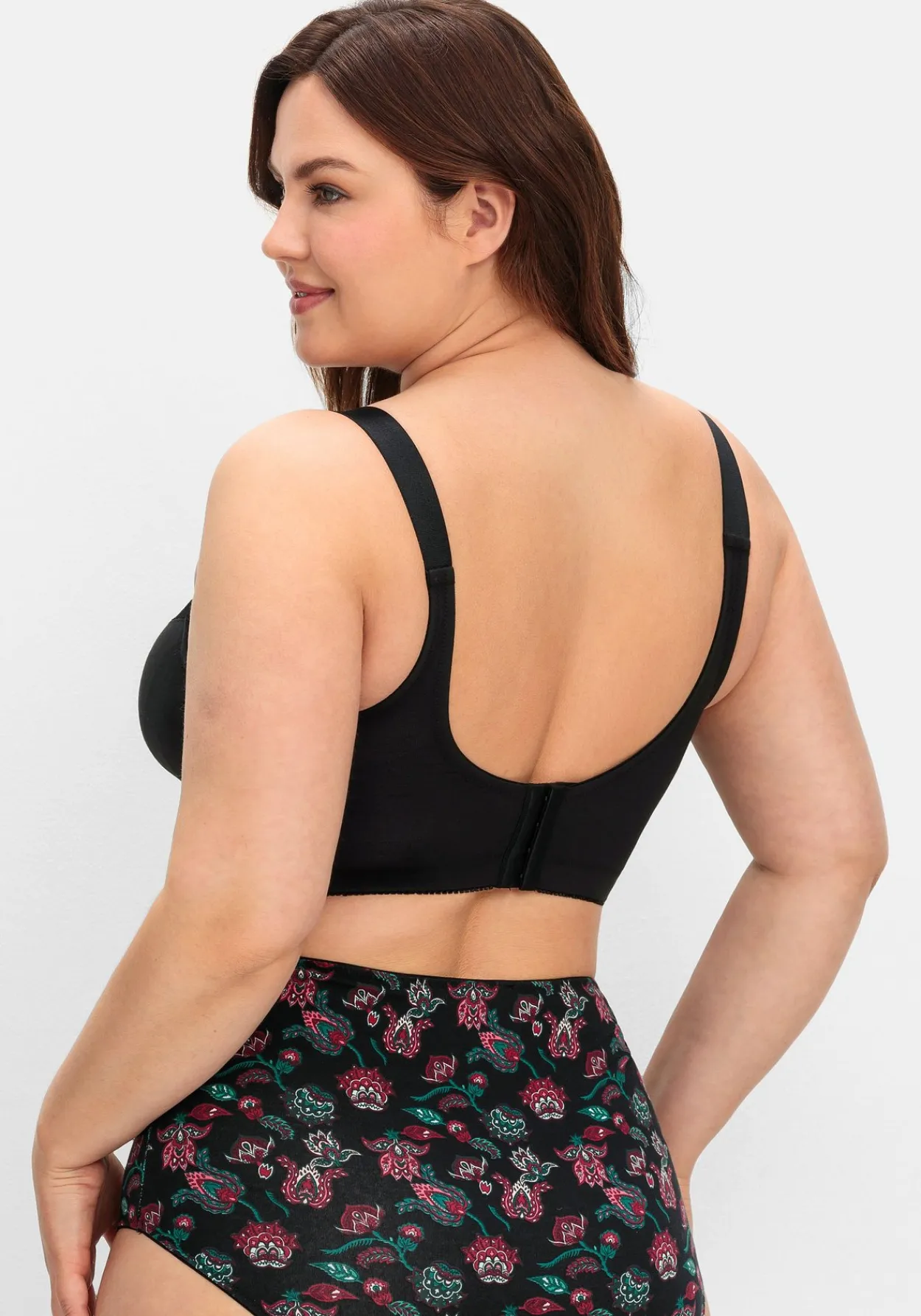 Bügelloser BH mit Spitze und wattierten Cups<sheego Online