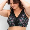 BH ohne Bügel in Bustier-Form, mit Spitzenborte<sheego Discount