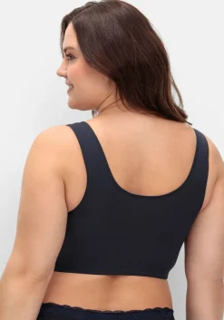 BH ohne Bügel in Bustier-Form, mit Spitzenborte<sheego Best
