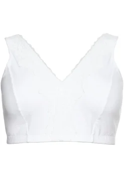 BH ohne Bügel in Bustier-Form, mit Spitzenborte<sheego Sale