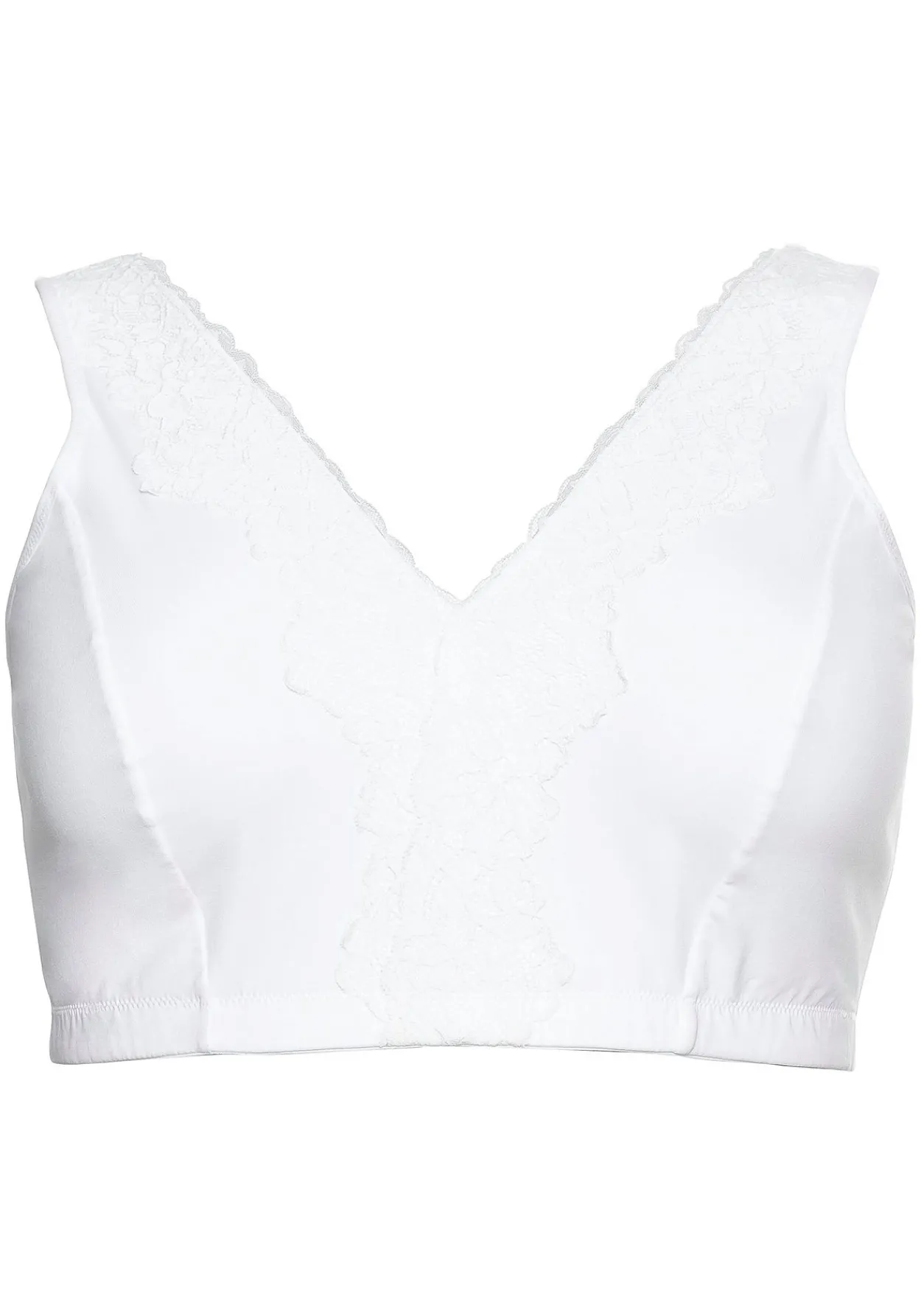 BH ohne Bügel in Bustier-Form, mit Spitzenborte<sheego Sale