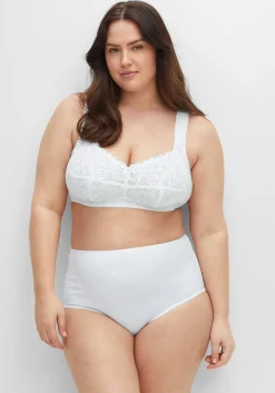 BH ohne Bügel mit leicht transparenter Spitze<sheego Hot