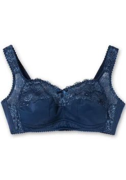 BH ohne Bügel, mit Spitze und leicht glänzend<sheego Fashion