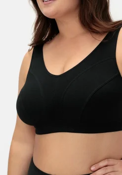 BH ohne Bügel mit transparenten Mesh-Einsätzen<sheego Sale