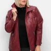 Bikerjacke in Lederoptik<sheego Fashion