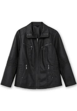 Bikerjacke in Lederoptik<sheego Sale