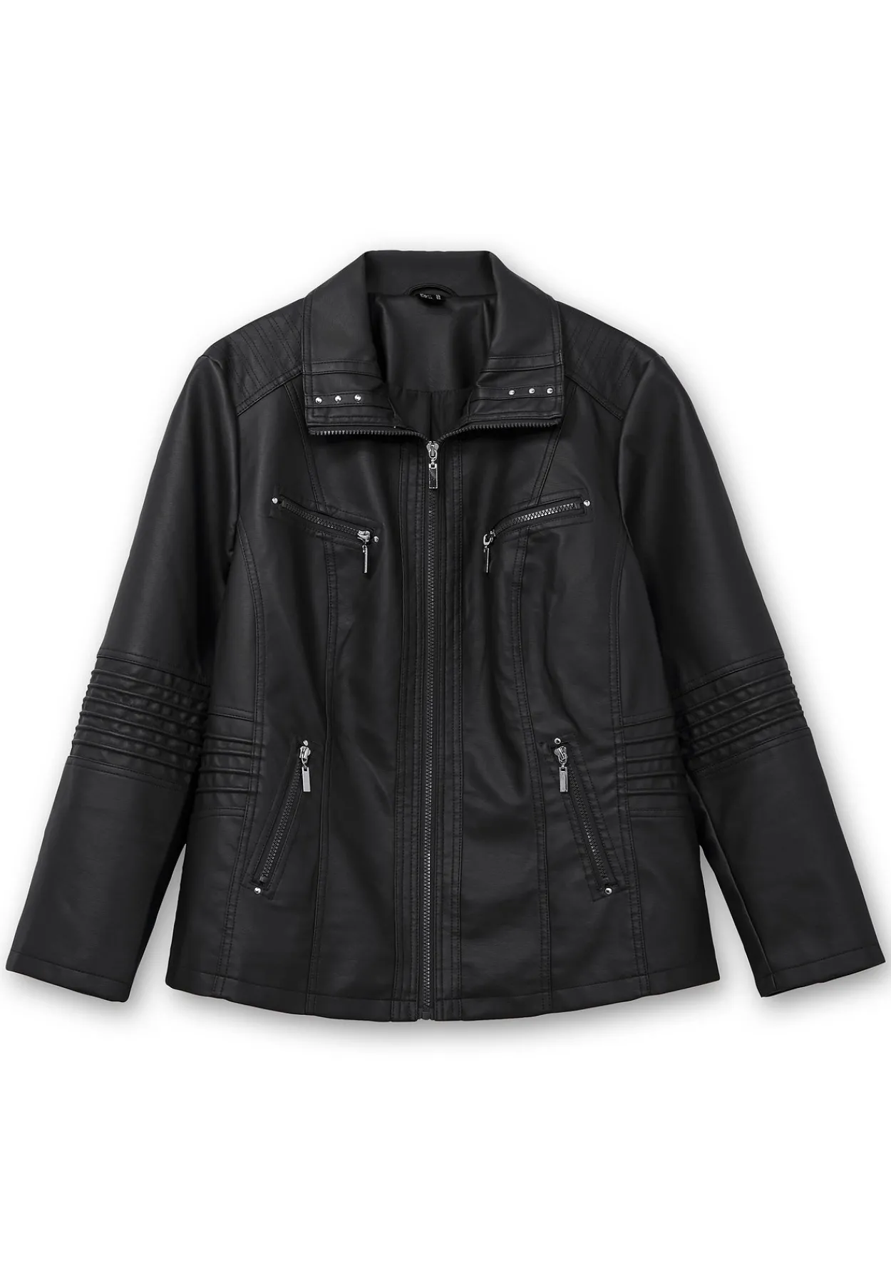 Bikerjacke in Lederoptik<sheego Sale