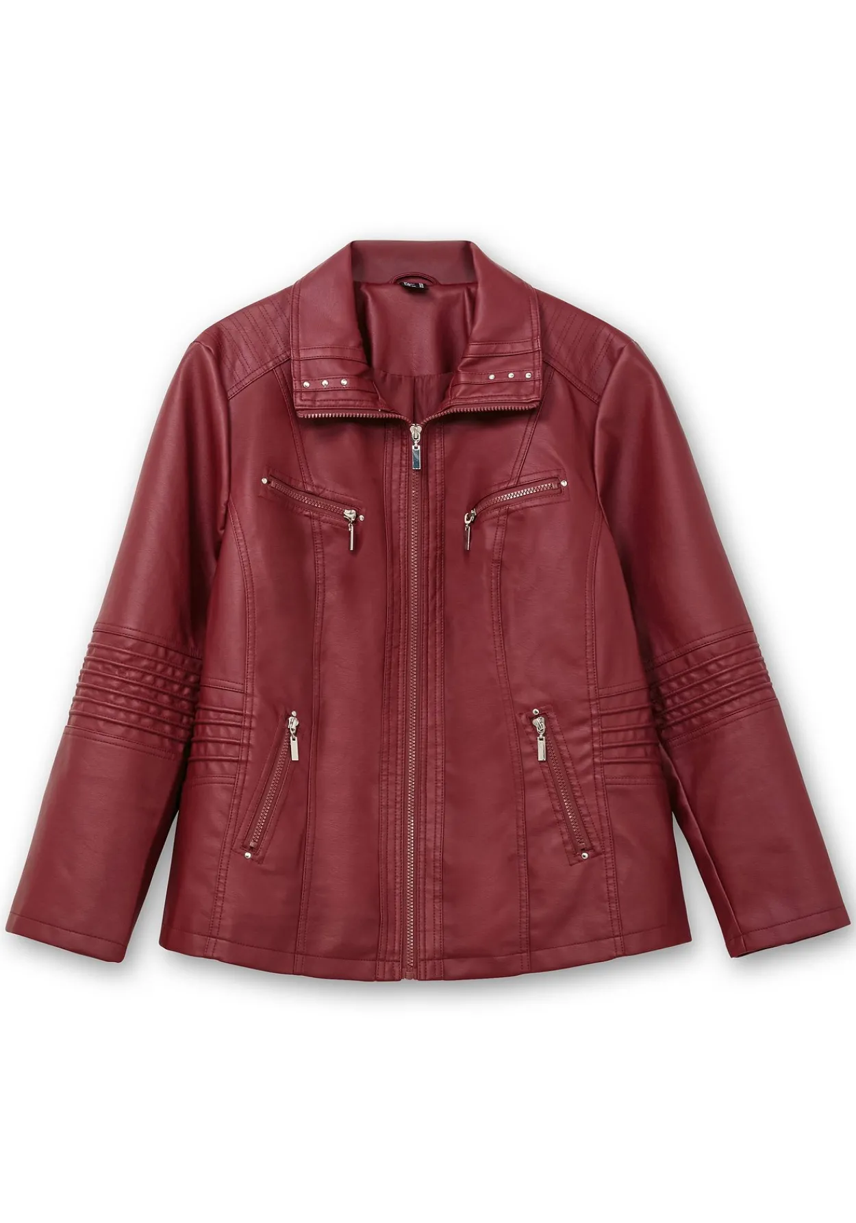 Bikerjacke in Lederoptik<sheego Fashion