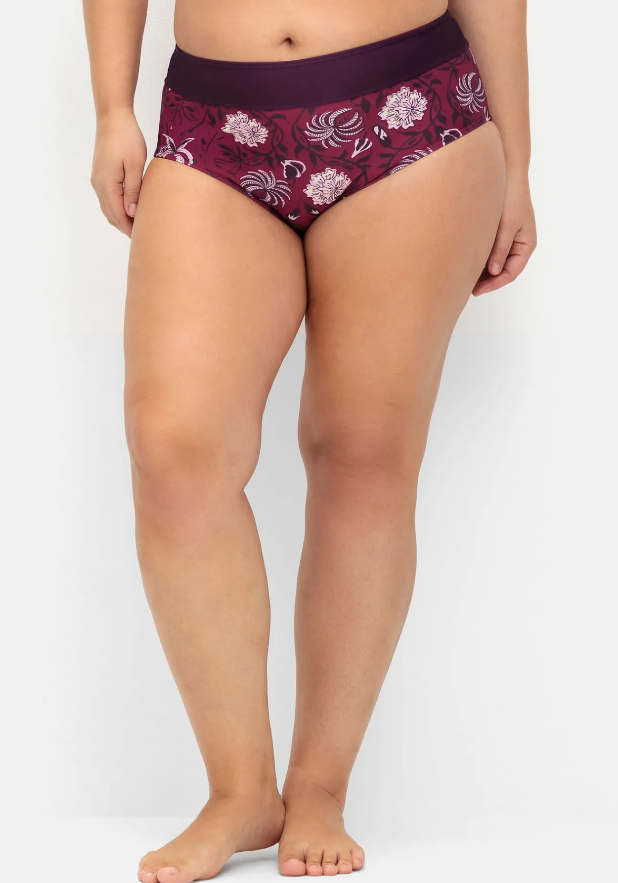 Bikinihose mit Blumendruck und Shaping-Einsatz<sheego by Joe Browns Sale