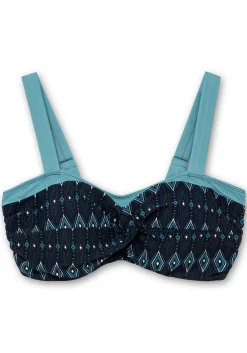 Bikini-Oberteil in Wickeloptik, ohne Bügel<sheego Online