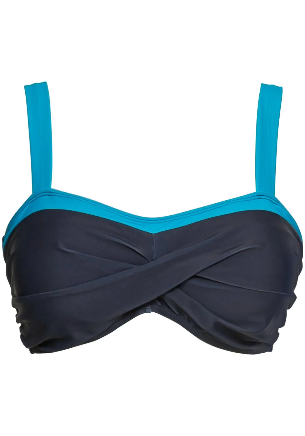 Bikinioberteil in Wickeloptik, mit wattierten Cups<sheego Hot