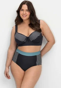 Bikini-Oberteil mit Bügeln, im Streifen-Design<sheego Online