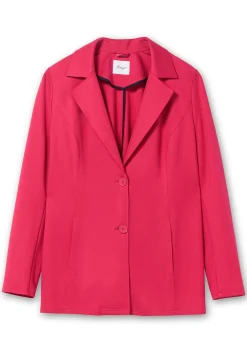 Blazer aus Milano-Ripp, mit Reverskragen<sheego Outlet