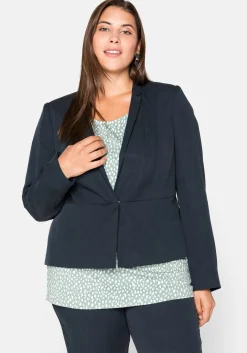 Blazer in Kurzform mit tiefem Reverskragen<sheego Hot