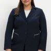 Blazer mit Reißverschluss-Taschen<sheego Outlet