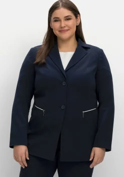 Blazer mit Reißverschluss-Taschen<sheego Outlet