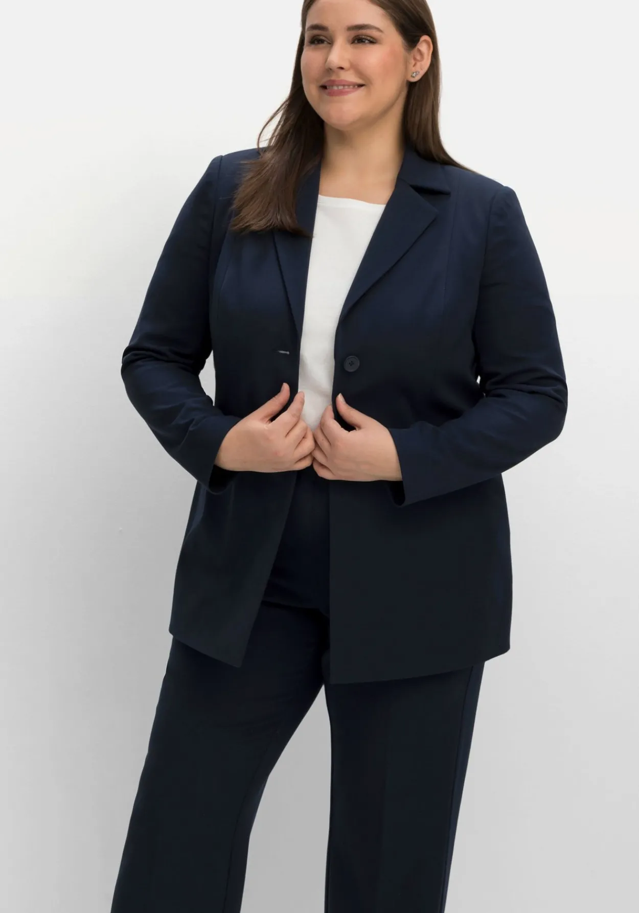 Blazer mit Reißverschluss-Taschen<sheego Outlet