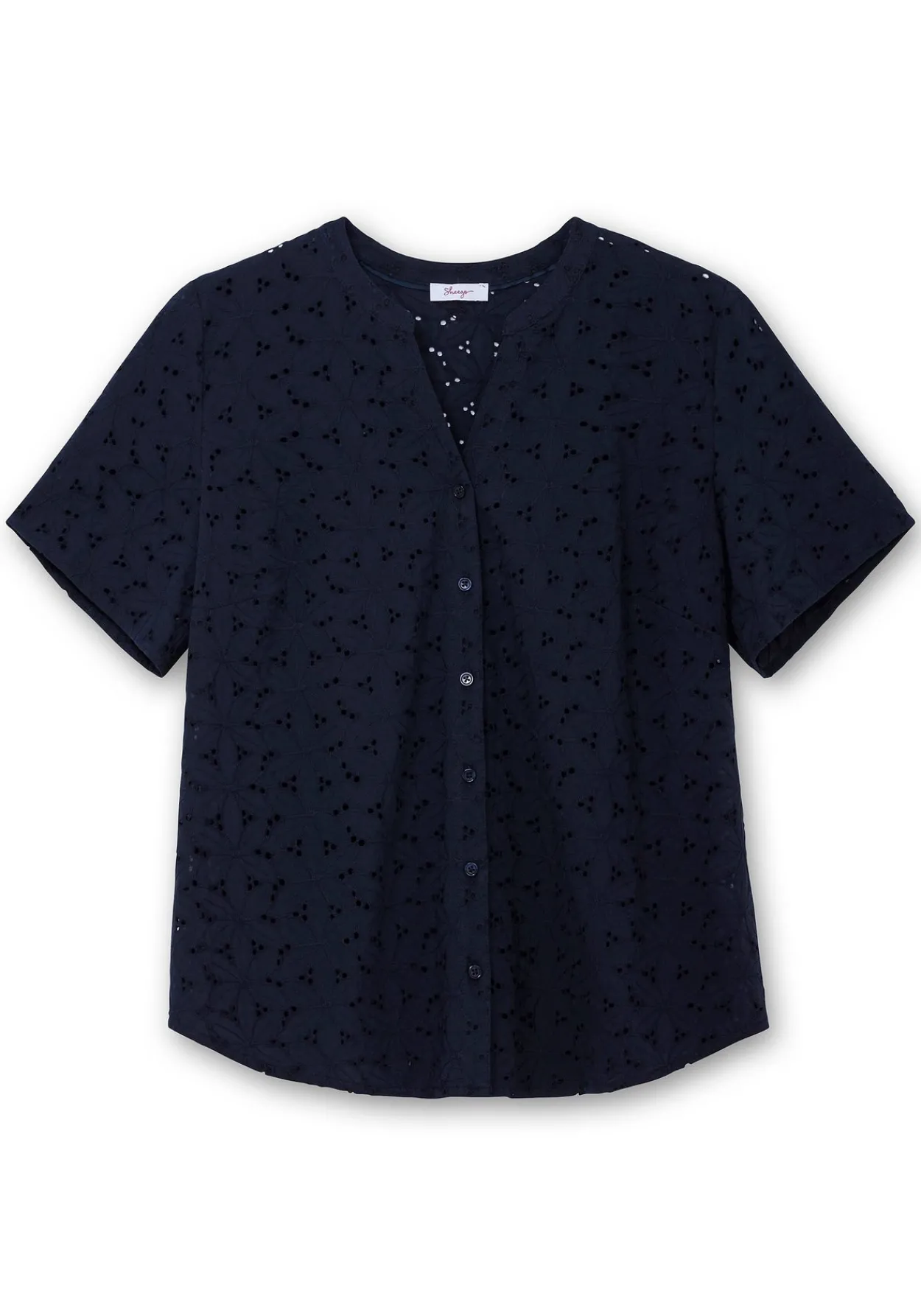 Bluse aus Lochspitze, mit V-Schlitz<sheego Sale