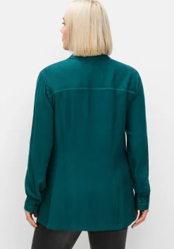 Bluse aus weich fließendem Viskose-Twill<sheego Sale