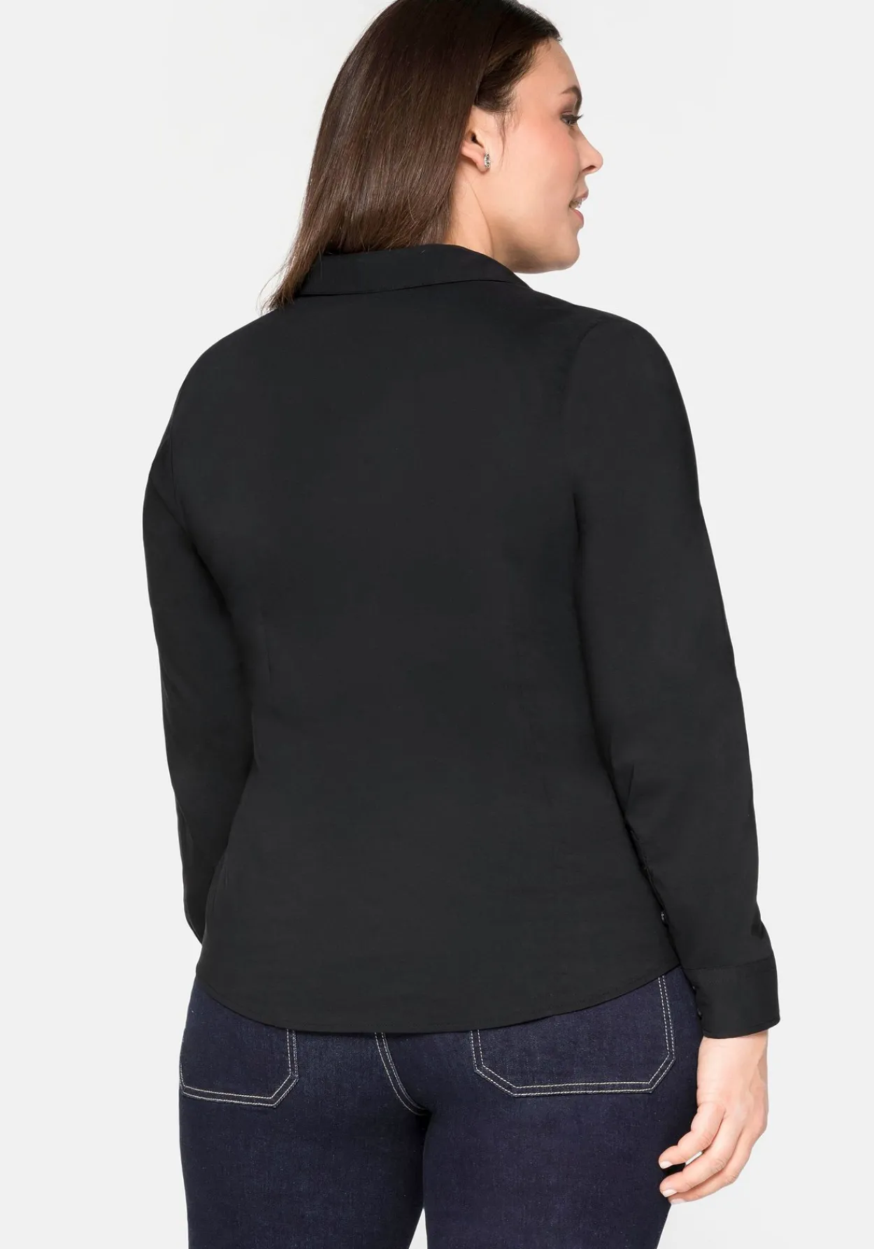 Bluse in leicht tailliertem Schnitt, mit Stretchanteil<sheego Discount