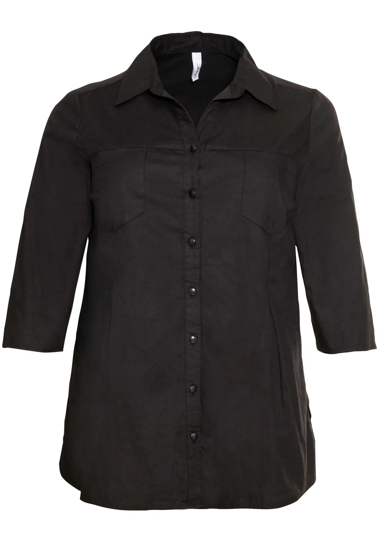 Bluse mit 3/4-Arm und dekorativen Falten<sheego Sale