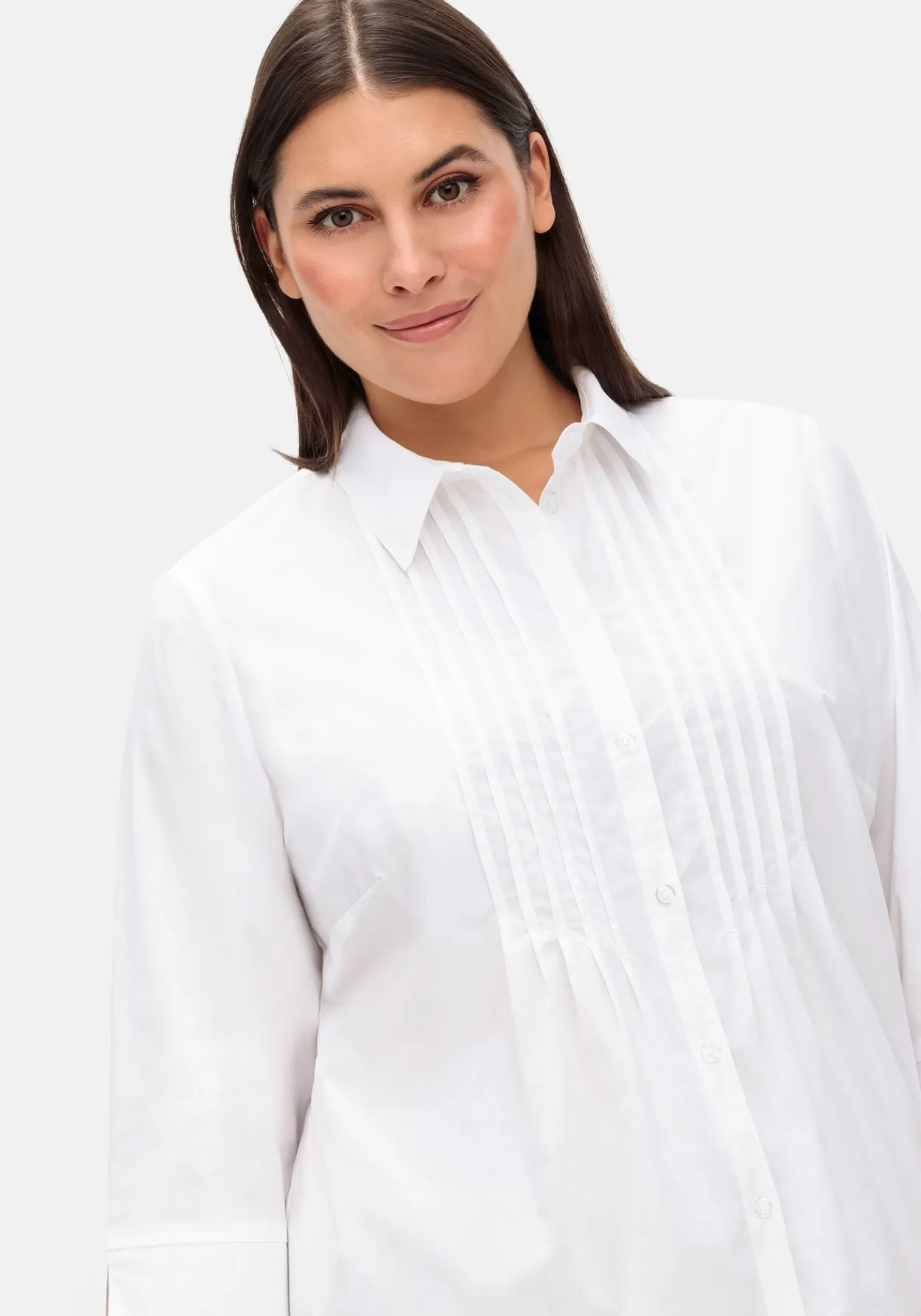 Bluse mit Biesen und 3/4-Ärmeln<sheego Hot
