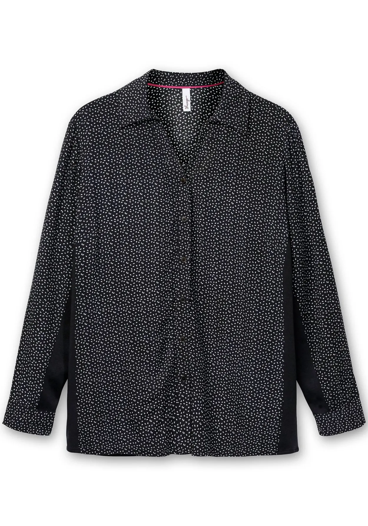 Bluse mit Print und elastischen Einsätzen<sheego New