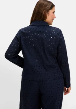 Blusenjacke aus Lochspitze<sheego Sale