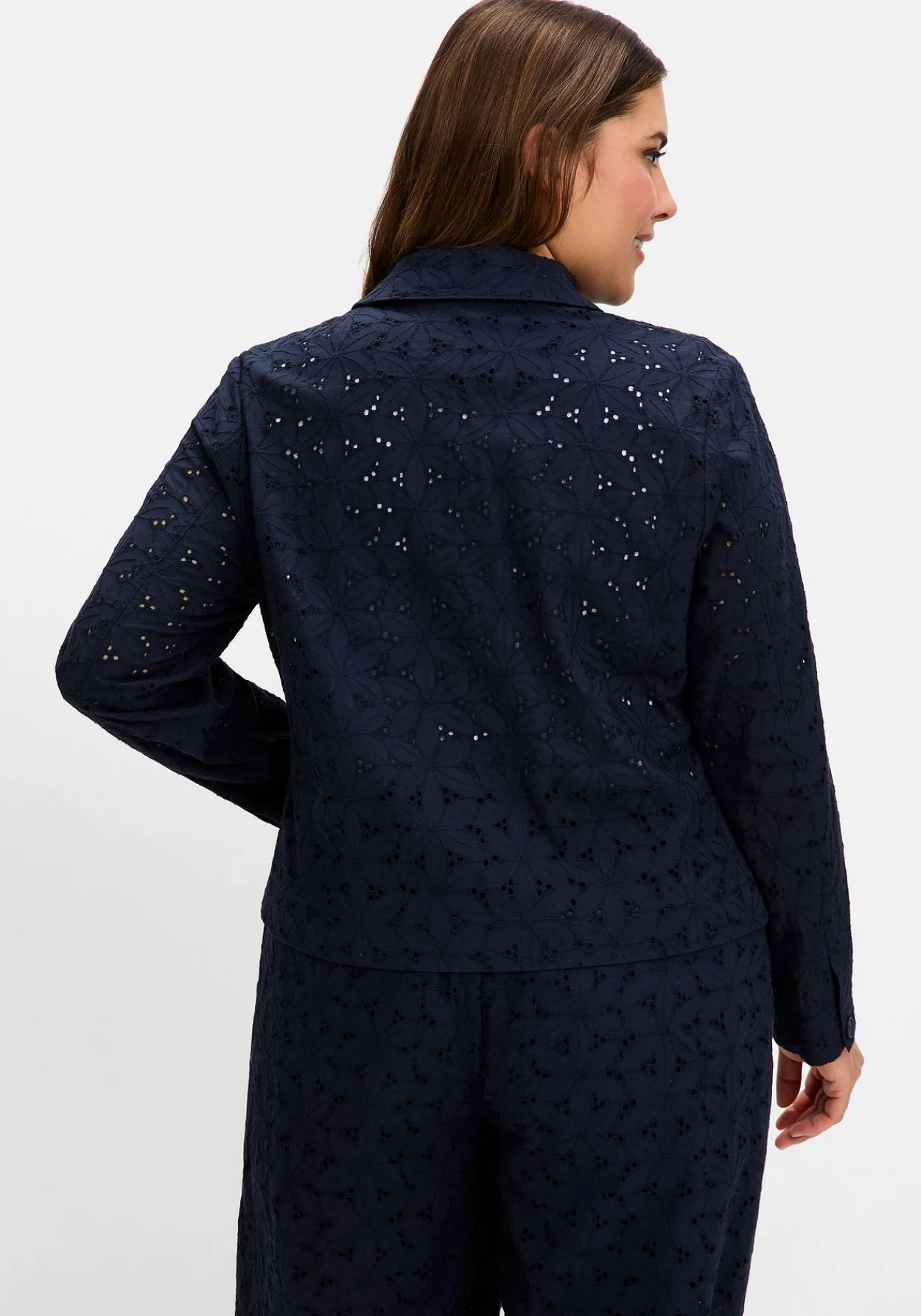 Blusenjacke aus Lochspitze<sheego Sale