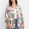 Blusenjacke im Kimono-Stil, mit Blumendruck<sheego by Joe Browns Sale