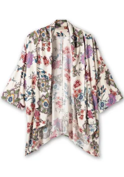 Blusenjacke im Kimono-Stil, mit Blumendruck<sheego by Joe Browns Sale