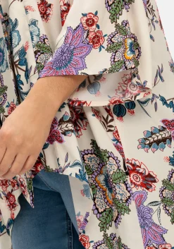 Blusenjacke im Kimono-Stil, mit Blumendruck<sheego by Joe Browns Sale
