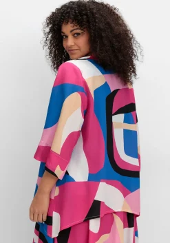 Blusenjacke mit Grafikprint, in offener Form<sheego Best