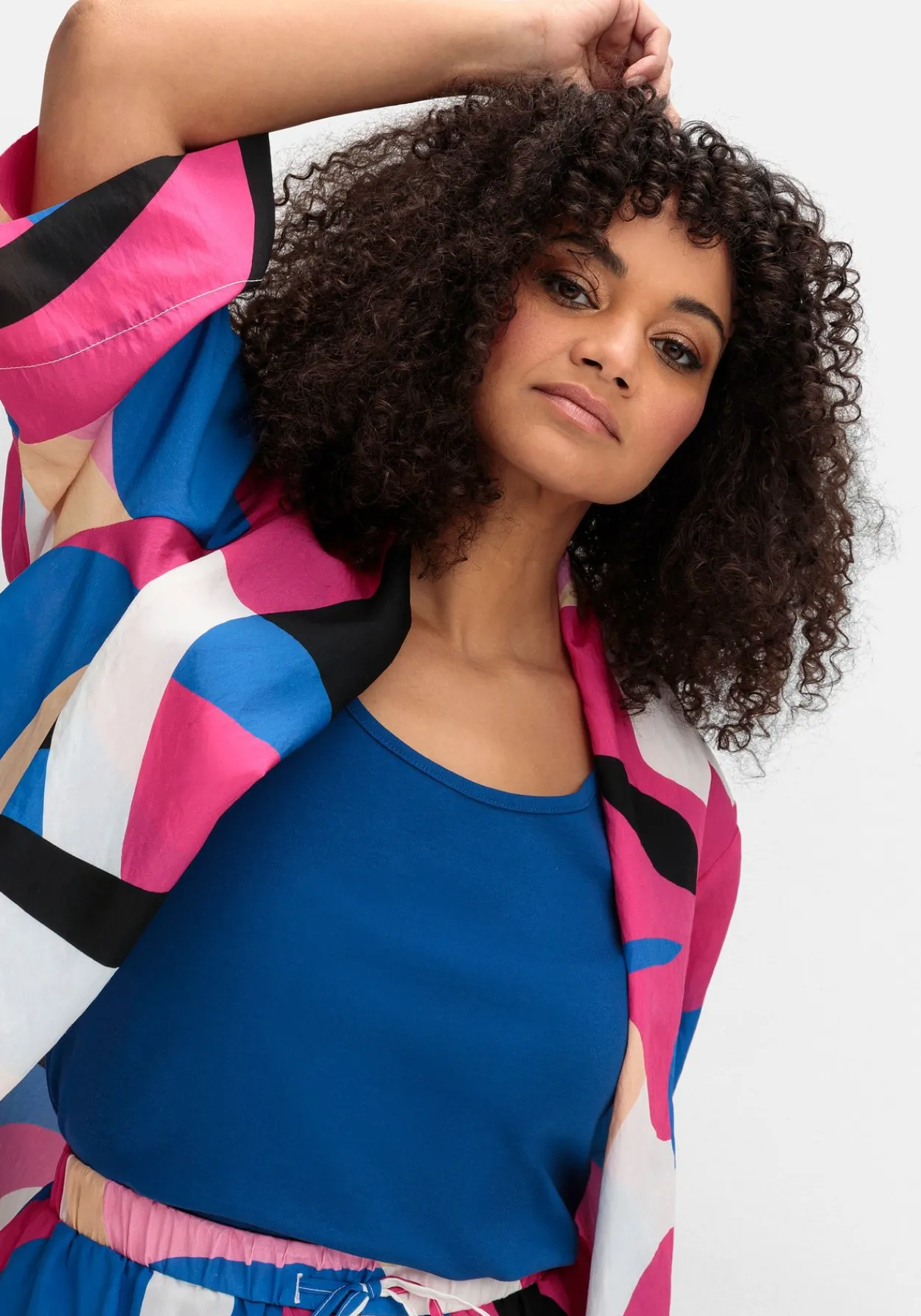 Blusenjacke mit Grafikprint, in offener Form<sheego Best