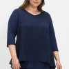 Blusenshirt mit Chiffon, doppellagig<sheego Sale