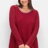 Blusenshirt mit doppellagigem Vorderteil<sheego Outlet
