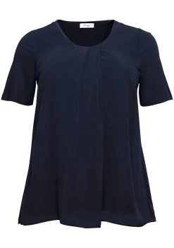 Blusenshirt mit gelegten Falten, im Lagenlook<sheego Best