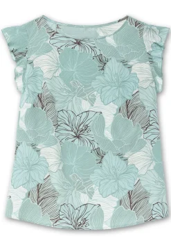 Blusentop mit floralem Print und Volants<sheego Sale