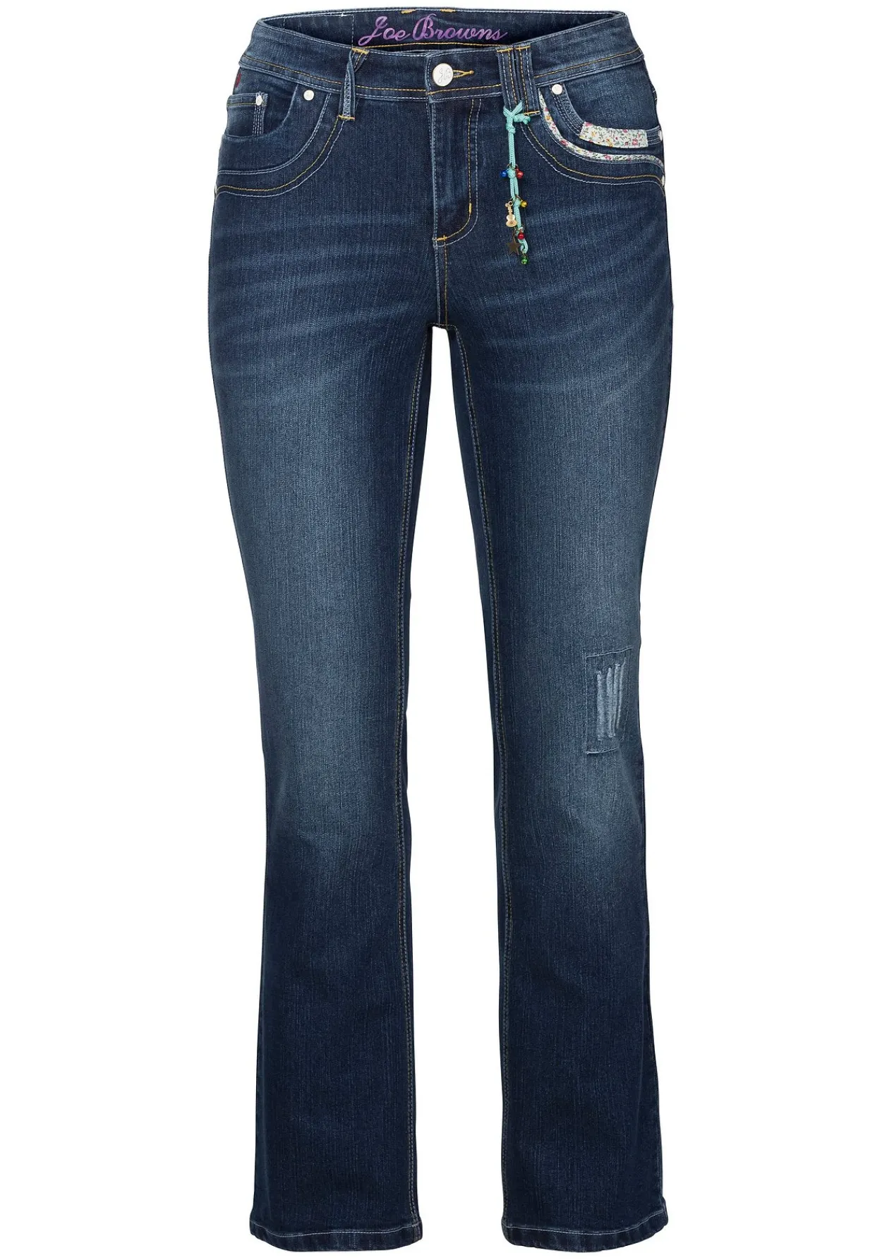 Bootcut Stretch-Jeans im Used-Look<sheego by Joe Browns Outlet