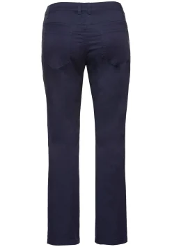 Bootcut-Hose aus elastischem Baumwoll-Twill<sheego Sale