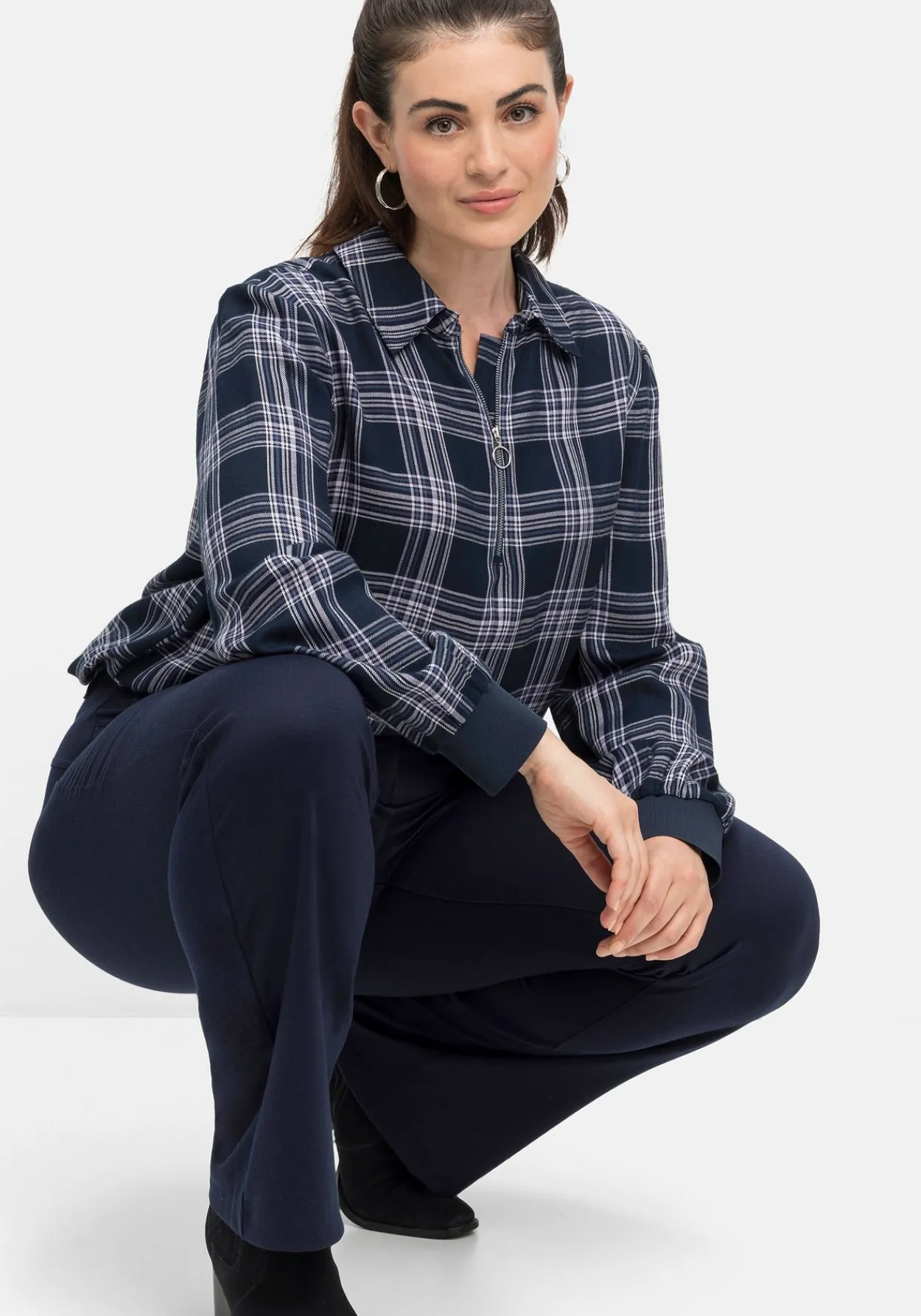 Bootcut-Hose in Five-Pocket-Form, elastische Qualität<sheego Sale