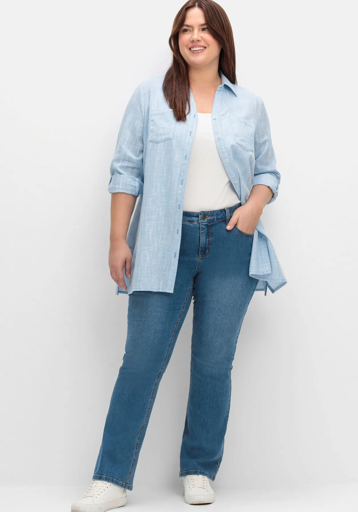 Bootcut-Jeans in Curvy-Schnitt SUSANNE<sheego Sale