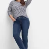 Bootcut-Jeans in Curvy-Schnitt SUSANNE<sheego New
