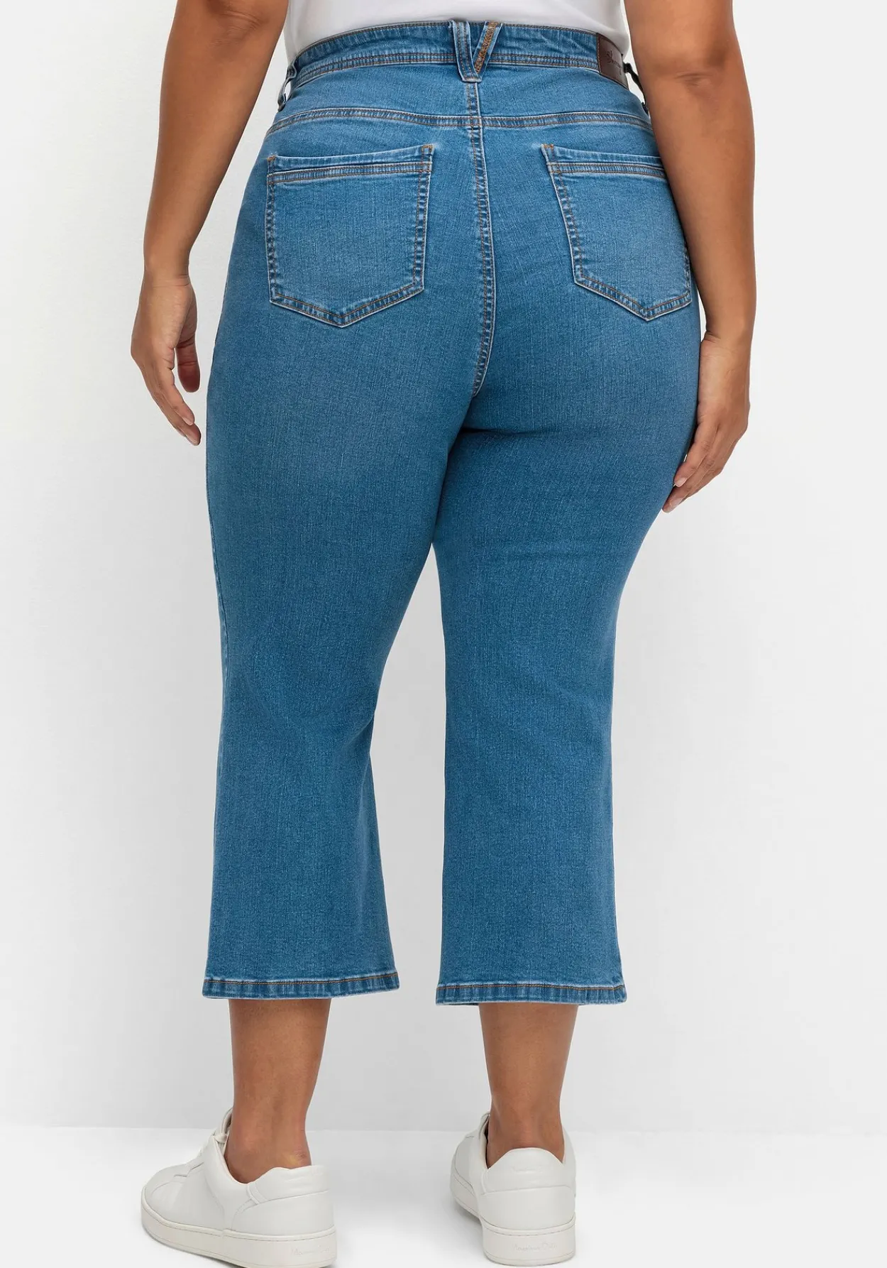 Bootcut-Jeans in 7/8-Länge, Curvy-Schnitt VERENA<sheego Clearance