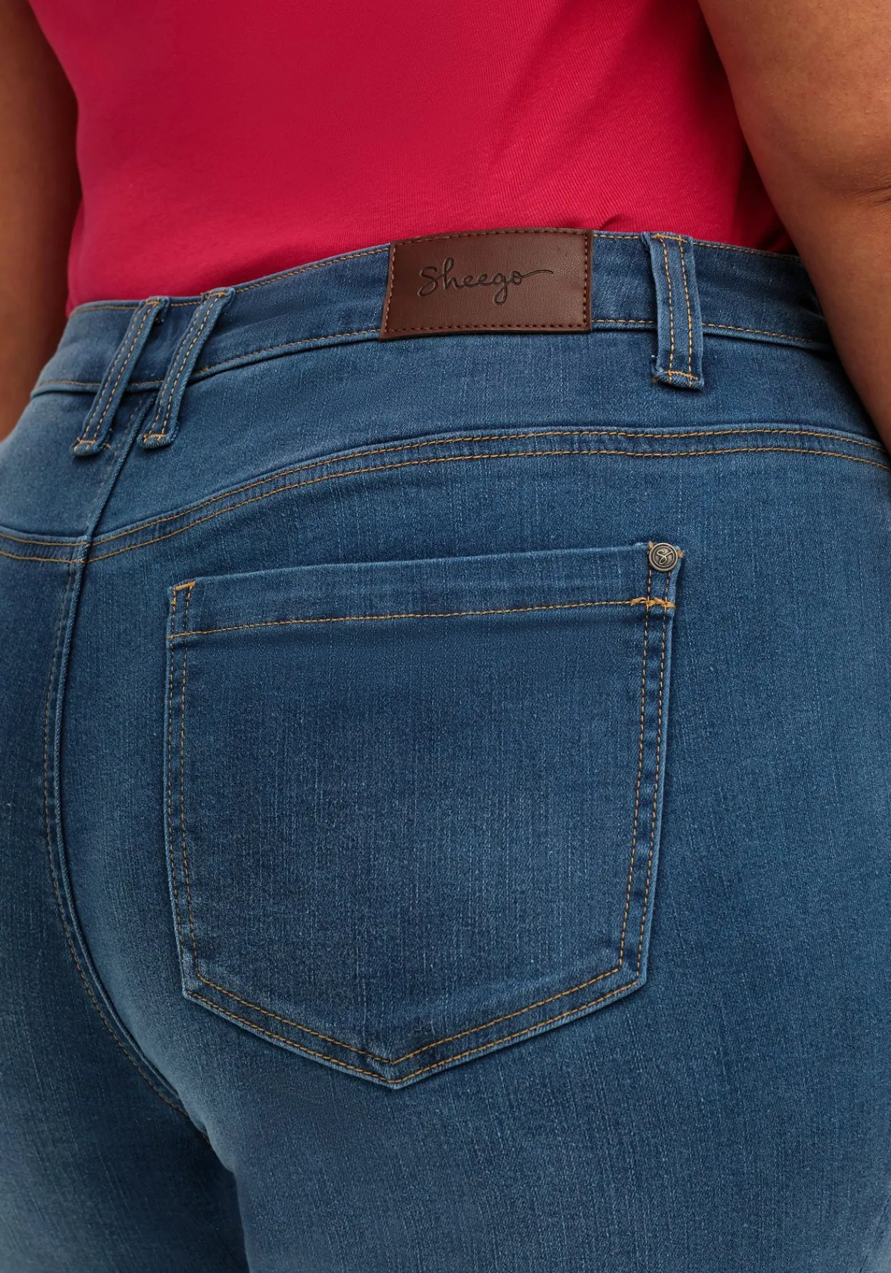 Bootcut-Jeans in 7/8-Länge, mit Bodyforming-Effekt<sheego Discount