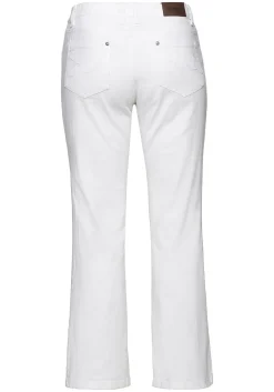 Bootcut-Jeans in 5-Pocket-Form, mit Used-Effekten<sheego New